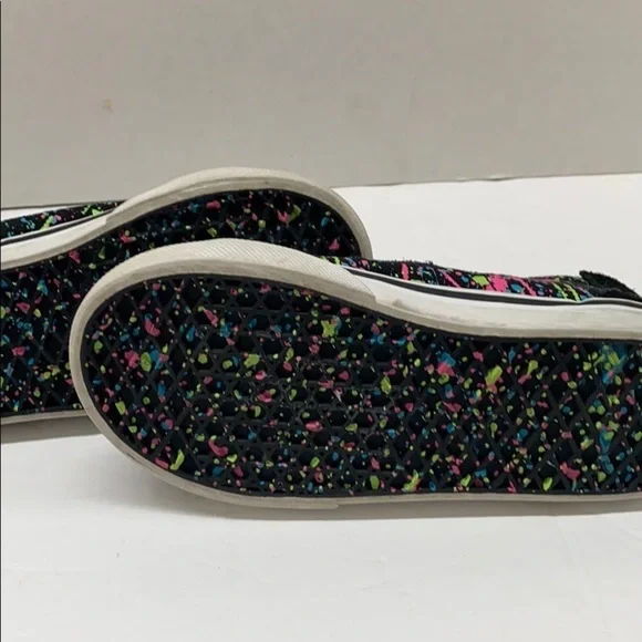 Vans 10 Toddler high-top sneakers black splashed - Picture 4 of 10